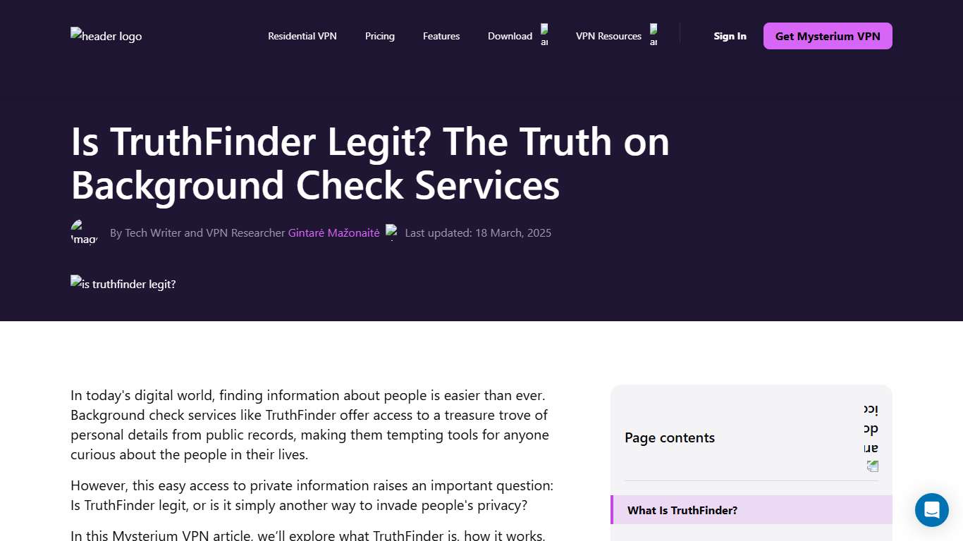 Is TruthFinder Legit? The Truth on Background Check Services