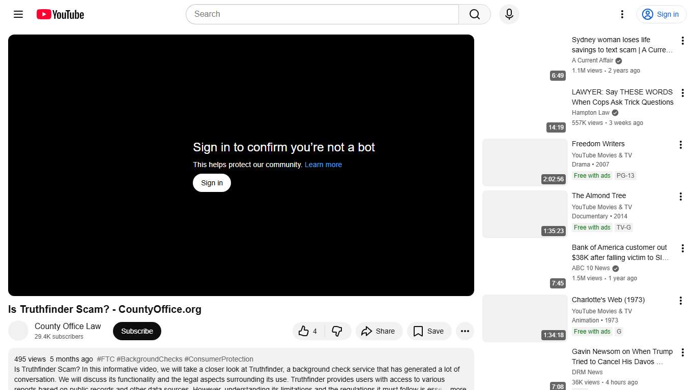 Is Truthfinder Scam? - CountyOffice.org - YouTube